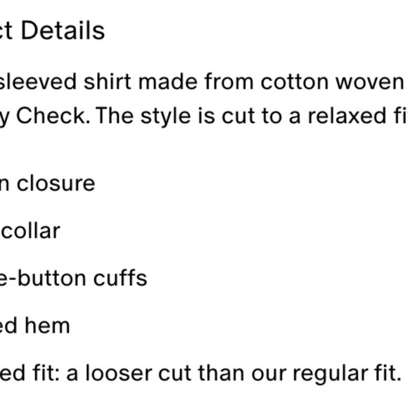 Burberry Robert Check Long Sleeve Button Up Shirt Men’s NEW Stone Grey XL - Picture 7 of 8